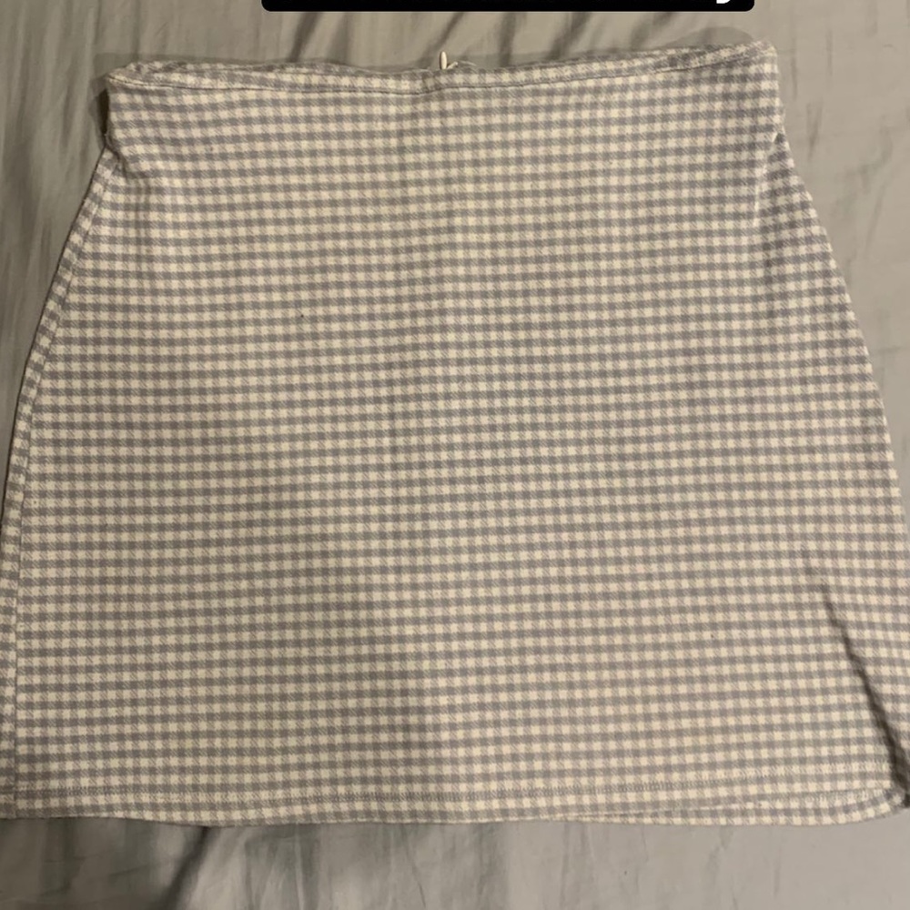 LA Hearts blue and white skirt